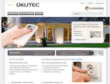 Tablet Screenshot of okutec.net